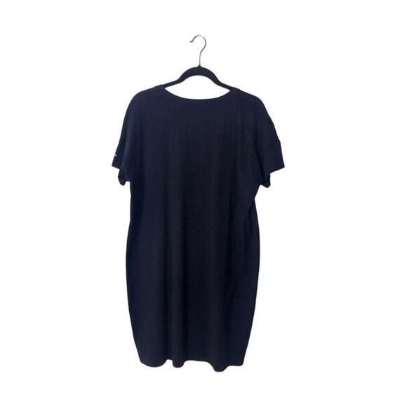 Columbia Sportswear Company Black T-Shirt Dress XXL 100% Cotton Casual Womens - Picture 2 of 6